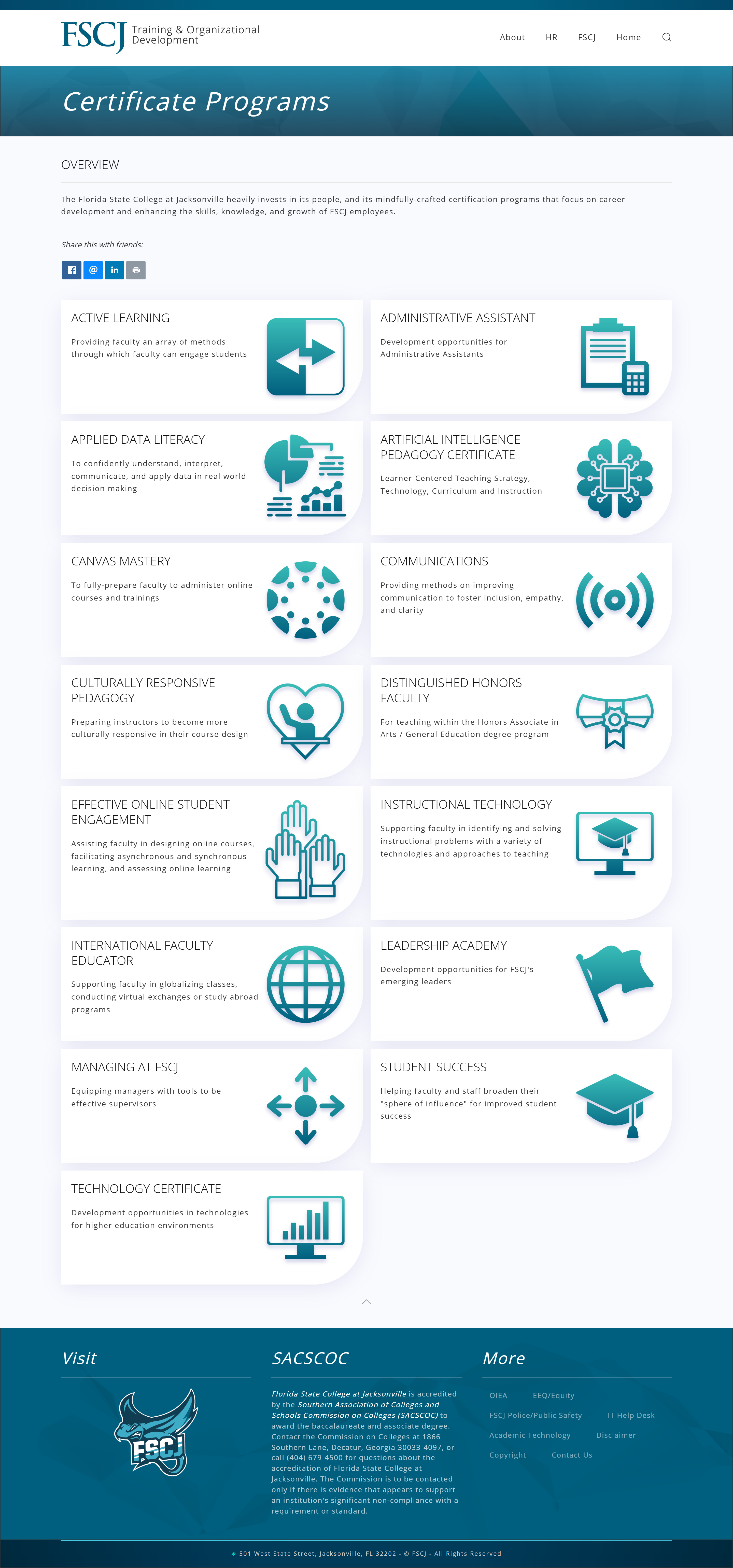 Certificate Programs